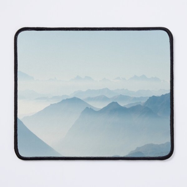 Item preview, Beautiful green landscape with mountains and fog art designed and sold by BEAUTY ⭐⭐⭐⭐⭐.
