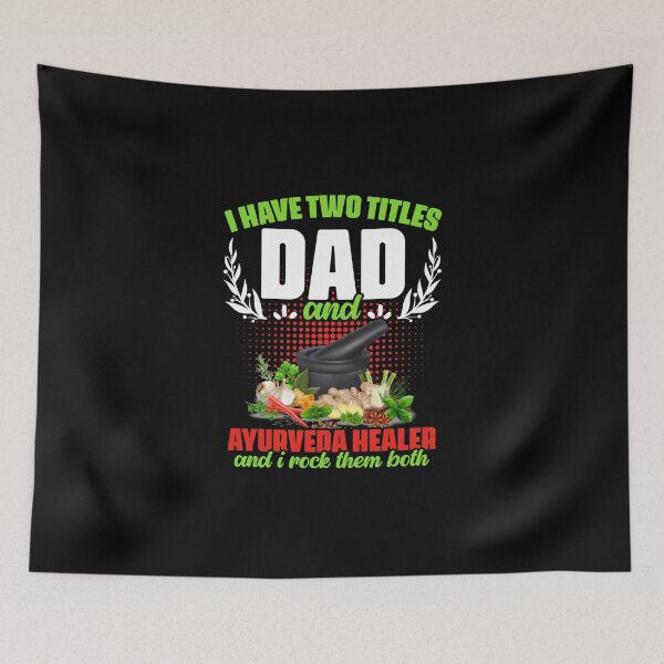 Item preview, I Have Two Titles Funny Ayurvedic Humor For An Ayurveda Dad designed and sold by Nessshirts.