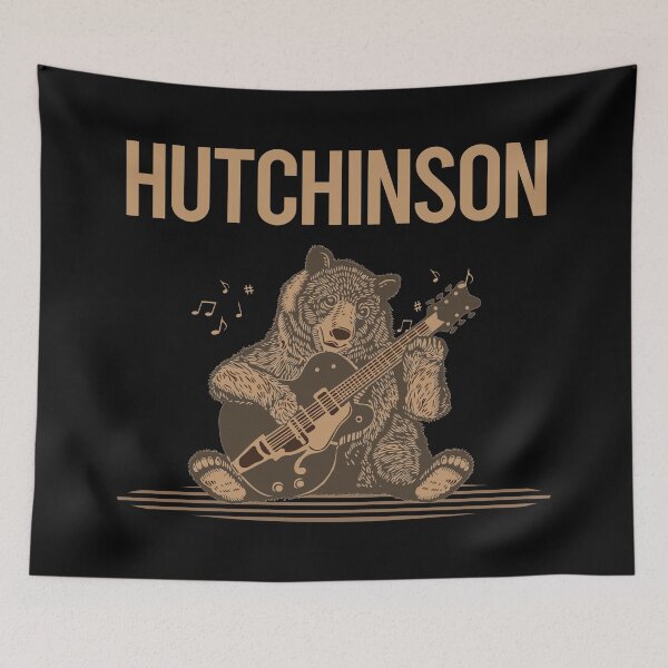 Item preview, Bear With Guitar Hutchinson designed and sold by BloodMoneyTwit.