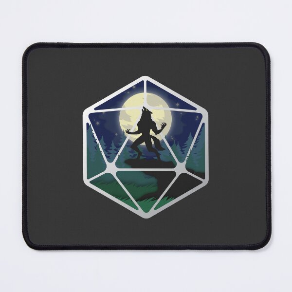Item preview, Halloween Warewolf D20 dice designed and sold by wolfkin-design.