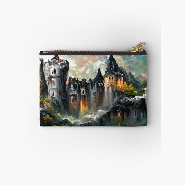 Item preview, House of Hubdwin Grassbough | Fantasy House Artwork | Medieval Castle Artwork | Fantasy Landscape Design designed and sold by AyfuDesigns.