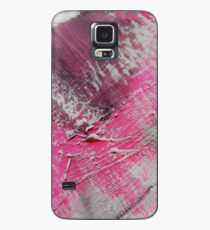 Abstrakt Pink White MW Art Marion Waschk Hülle & Skin für Samsung Galaxy