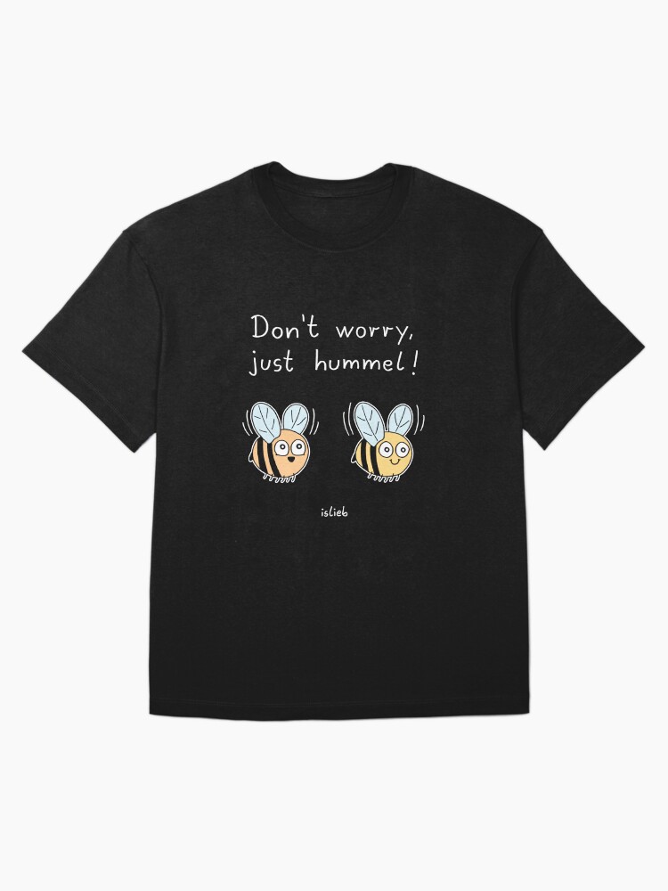 Thumbnail 3 von 7, Oversized T-Shirt, Don't worry, just hummel! designt und verkauft von islieb.