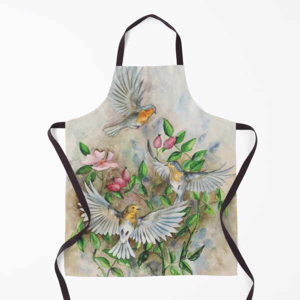 Item preview, flying birds among the roses designed and sold by Arctia.