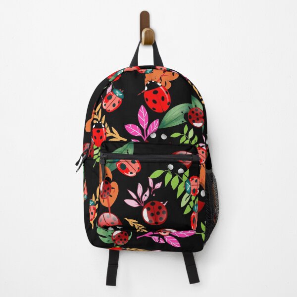 Item preview, Red Ladybugs On Colorful Leaves - Drawing Graphic. designed and sold by LTM-tee.