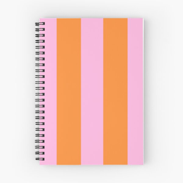 Artikelvorschau, Rosa und orange Streifen breit entworfen und verkauft von OneThreeSix.