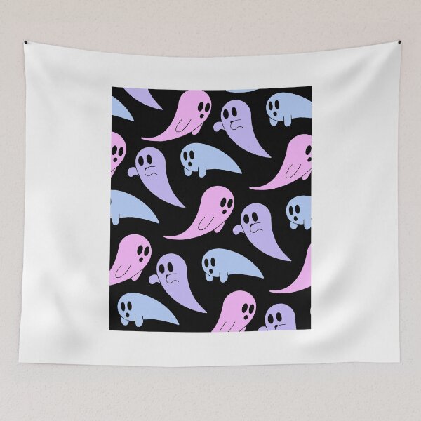 Item preview, Halloween Ghosts Ghost Blue Pink Purple  designed and sold by nahdaaj.