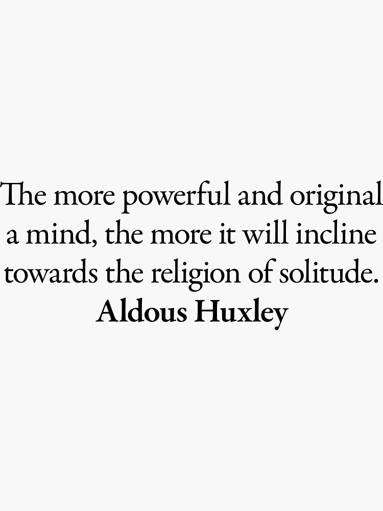 Thumbnail 3 of 3, Sticker, Aldous Huxley Communist Quote designed and sold by betterquotes.