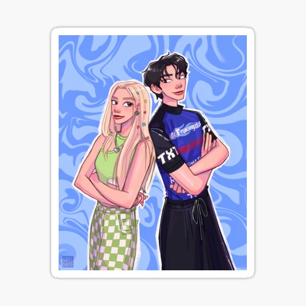 Artikel-Vorschau von Huening Kai und Bahiyyih Fanart, designt und verkauft von daehwisday.