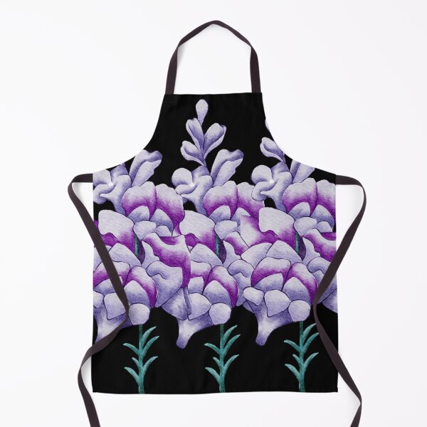 Item preview, snapdragon flowers watercolor painting designed and sold by Artpawsy.
