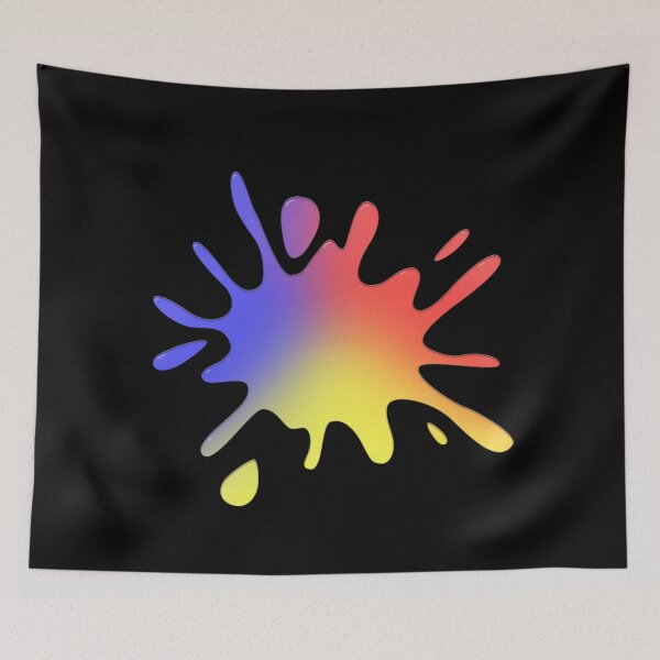 Item preview, Tri Colour Ink Splat designed and sold by galaxydaydreams.