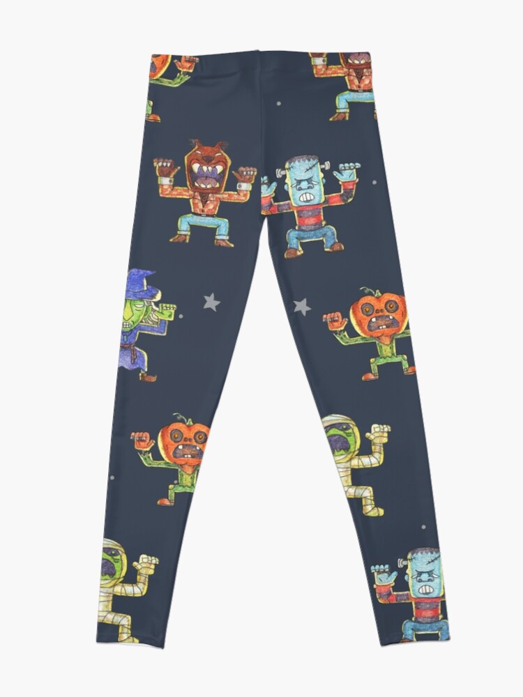 Alternate view of Halloween_pattern Leggings
