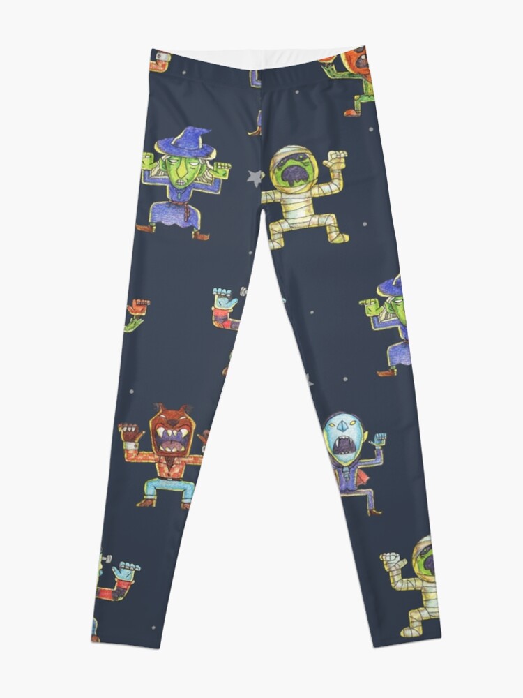 Alternate view of Halloween_pattern Leggings