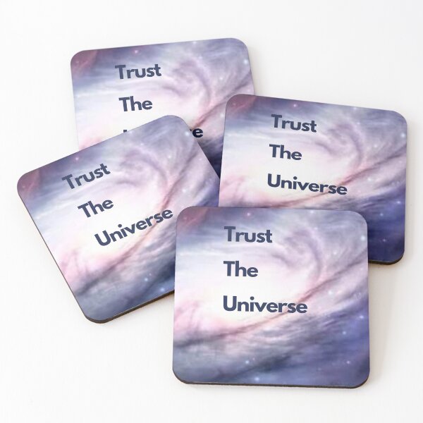 Item preview, Trust the universe law of attraction motivation quotes  designed and sold by Anvin Peeter.