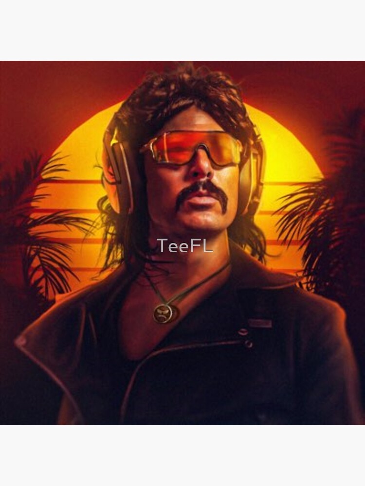 Dr Disrespect Sunset Pfp Poster For Sale By Teefl Redbubble 