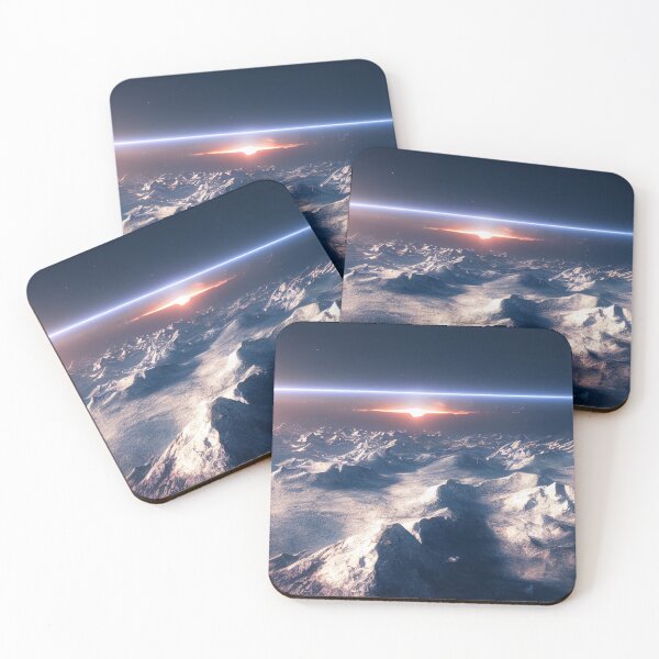 Item preview, Picture of snowy mountains in the morning. designed and sold by Maniock.