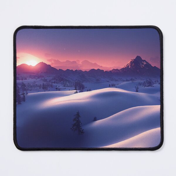 Item preview, Snowy view in the mountains. designed and sold by Maniock.