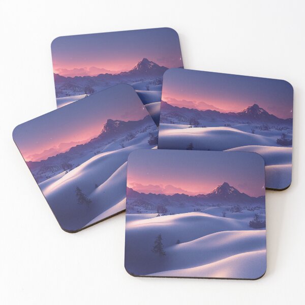 Item preview, Snowy view in the mountains. designed and sold by Maniock.