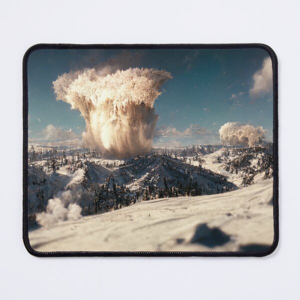 Item preview, An atomic bomb in a snowy land. designed and sold by Maniock.