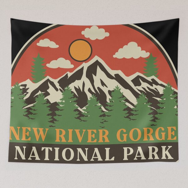 Item preview, New River Gorge National Park - Vintage designed and sold by Nature-mark.