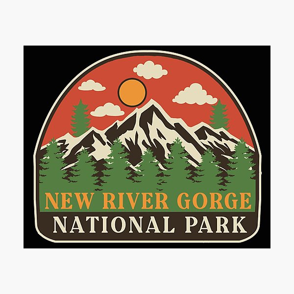 Item preview, New River Gorge National Park - Vintage designed and sold by Nature-mark.