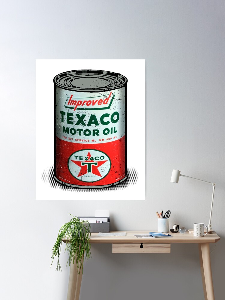 Texaco Motor Oil Can Mug – American Brand Studio