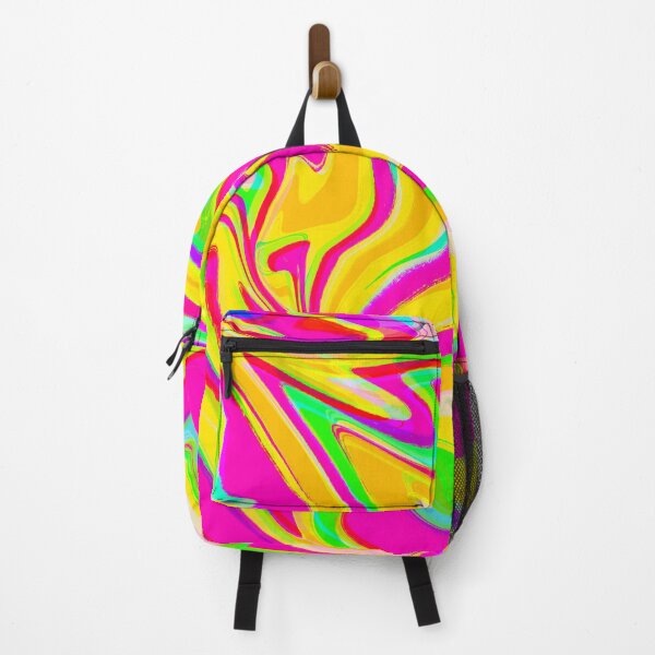 Item preview, Hot Pink, Neon Green, Yellow, Neon Blue and Orange Marble Pattern Design designed and sold by theprintedclub.