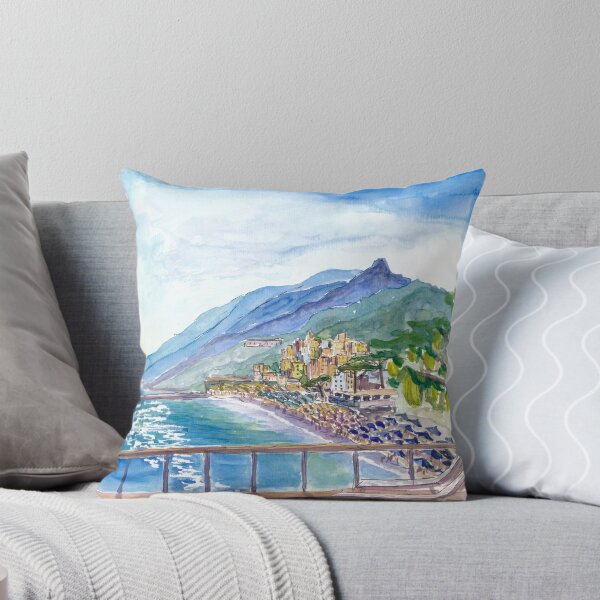 Artikel-Vorschau von Amalfiküste Wunderschöner Terrassenblick mit Zitronen, Küste und Häusern, designt und verkauft von artshop77.