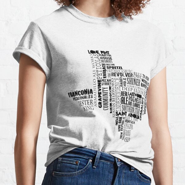 Texas Beer Lovers' Merch (black) Classic T-Shirt