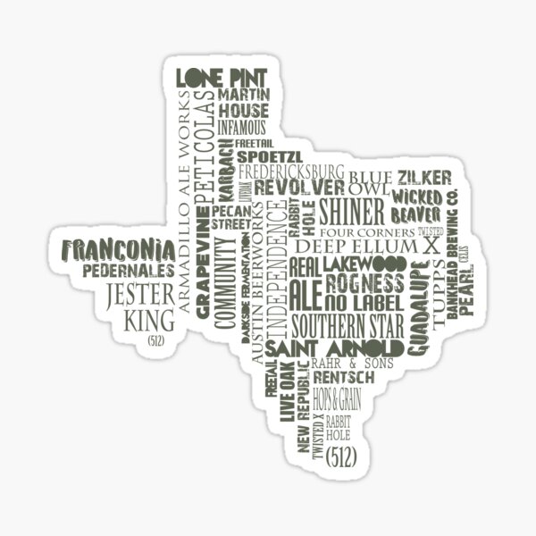 PINTHOUSE PIZZA Austin Texas blue STICKER decal craft beer brewery brewing