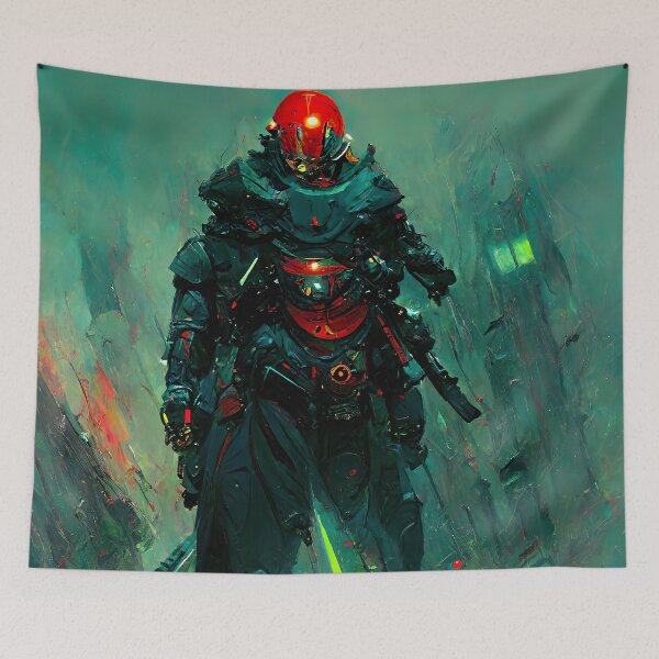 Item preview, Lonely Rogue Cyberpunk designed and sold by AICustomArt ⭐⭐⭐⭐⭐.