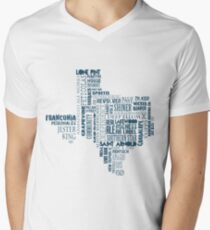Texas Beer Lovers' Merch (blue) Men's V-Neck T-Shirt