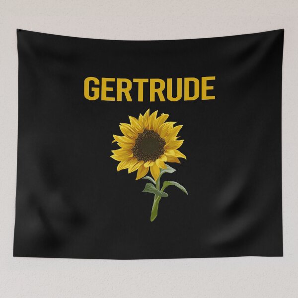 Item preview, Happy Sunflower Gertrude designed and sold by DistortedDemon.