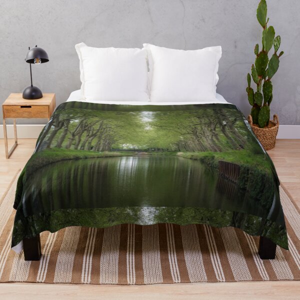 Item preview,  Beautiful green landscape with green trees and river art designed and sold by BEAUTY ⭐⭐⭐⭐⭐.
