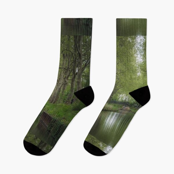 Item preview,  Beautiful green landscape with green trees and river art designed and sold by BEAUTY ⭐⭐⭐⭐⭐.