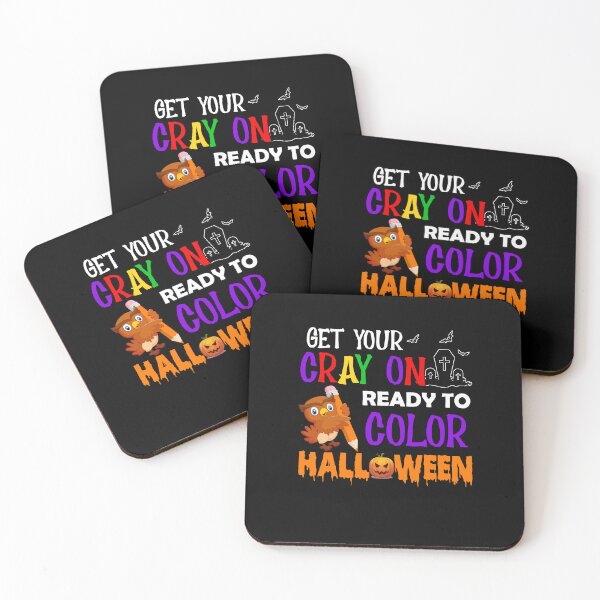 Item preview, Get Your Cray On Ready To Color Halloween Kindergarten Art designed and sold by bhattiyustn.