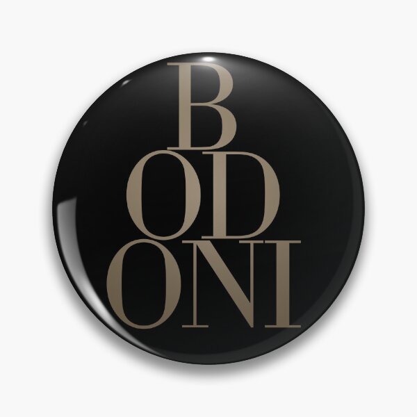Item preview, Bodoni Type v.1 designed and sold by x1brett.