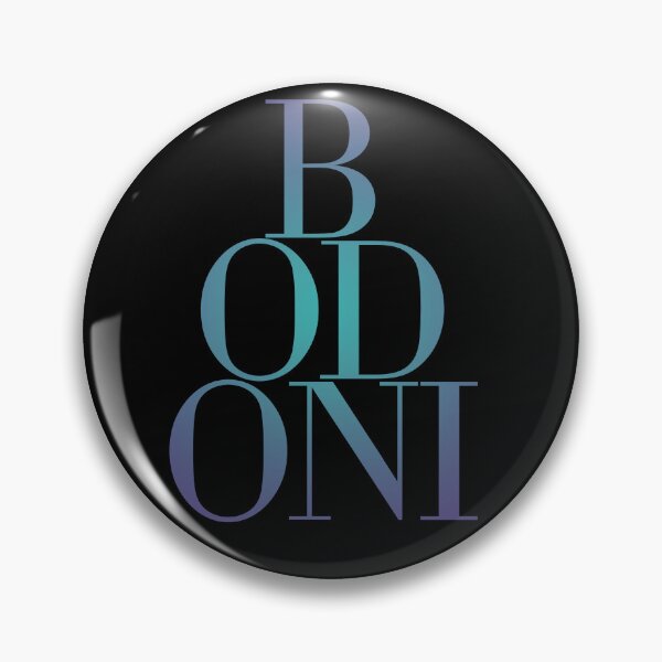 Item preview, Bodoni Type v.2 designed and sold by x1brett.
