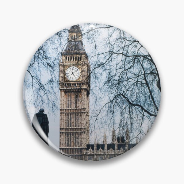 Item preview, 1970s - Scene of London with Big Ben and Red Double Decker Buses designed and sold by thatwaslife.