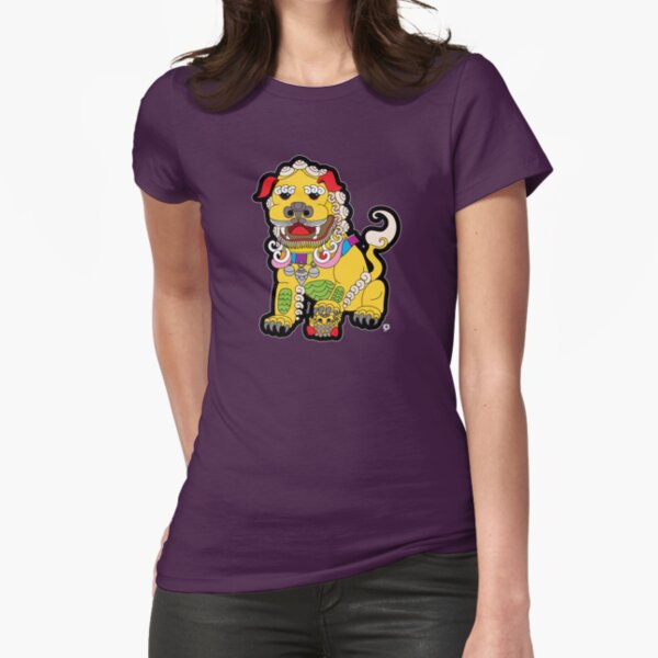 Item preview, Golden Temple Lion - Female designed and sold by thickblackoutline.