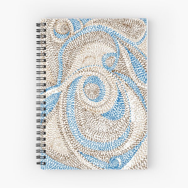 Item preview, blue brown swirl designed and sold by zeljkica.