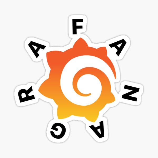 "Grafana logo round text | analytics and interactive visualization