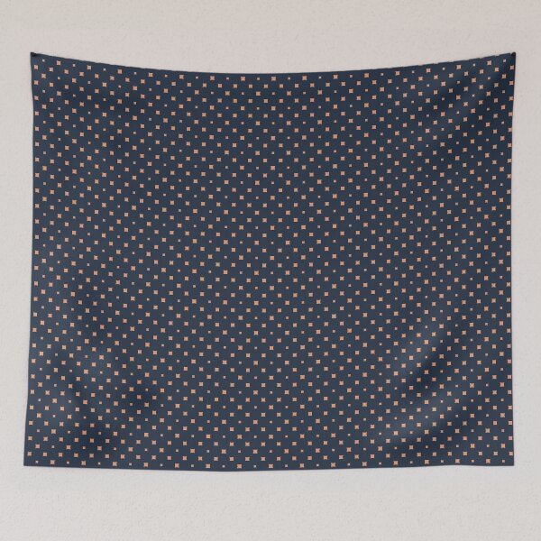 Item preview, Atomic Tangerine Geometric Diamond Pattern designed and sold by nabanacrafters.