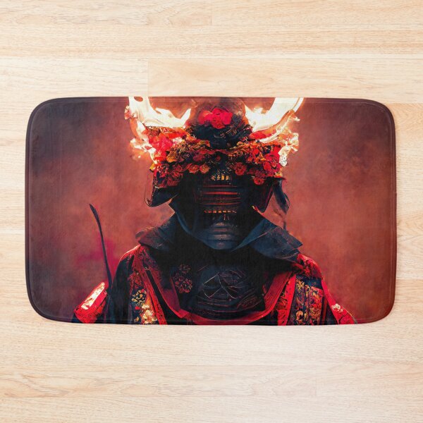 Item preview, Red Rose Samurai designed and sold by AICustomArt ⭐⭐⭐⭐⭐.