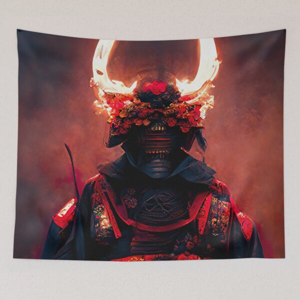 Item preview, Red Rose Samurai designed and sold by AICustomArt ⭐⭐⭐⭐⭐.