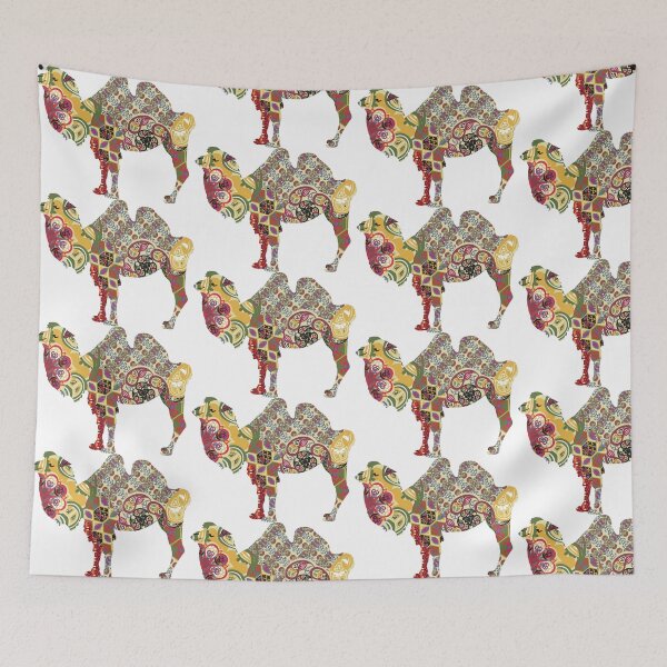 Item preview, Uzbek art and craft, design of  Cute Camel,Suzani  designed and sold by Nila Moon.