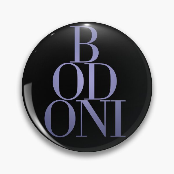 Item preview, Bodoni Type v.3 designed and sold by x1brett.