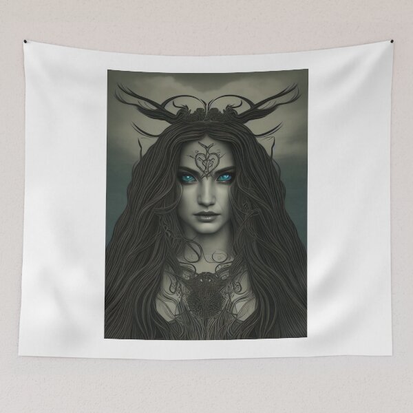 Item preview, Goddess of the Midnight Wilds designed and sold by CherryBlack.