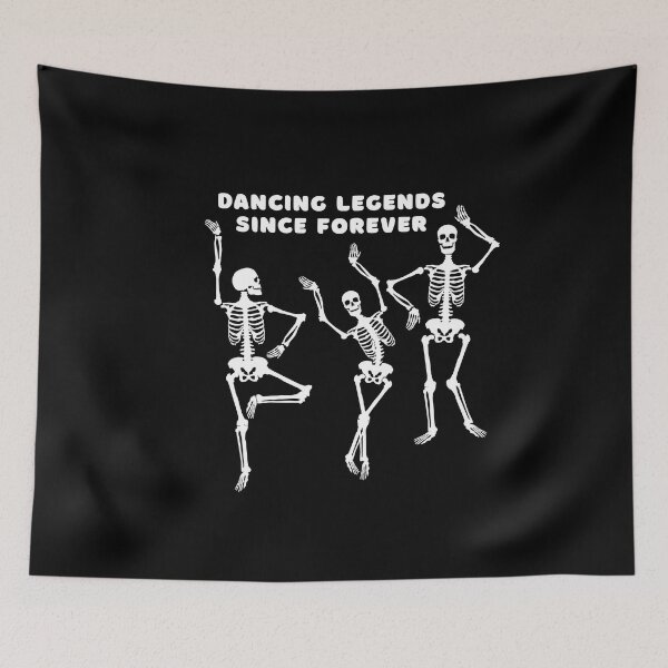 Item preview, Halloween party dancing skeleton funny Halloween party designed and sold by Artistusha.