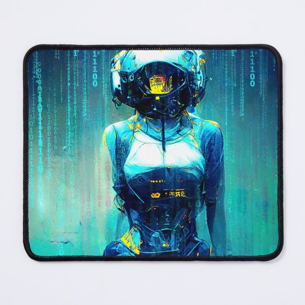 Item preview, cyber girl  designed and sold by AICustomArt ⭐⭐⭐⭐⭐.